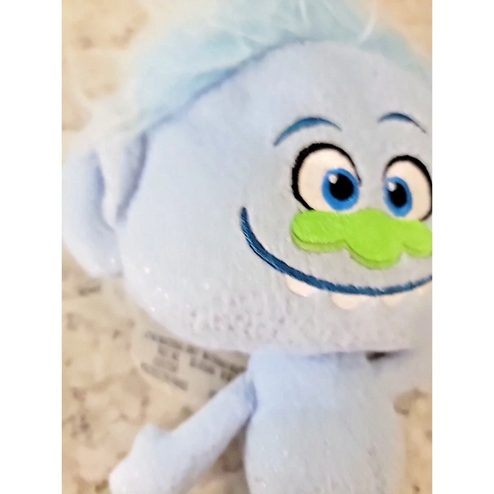 Hasbro DreamWorks‎ Trolls Guy Diamond Glitter Plush Doll B7616 Blue Sparkle 2015